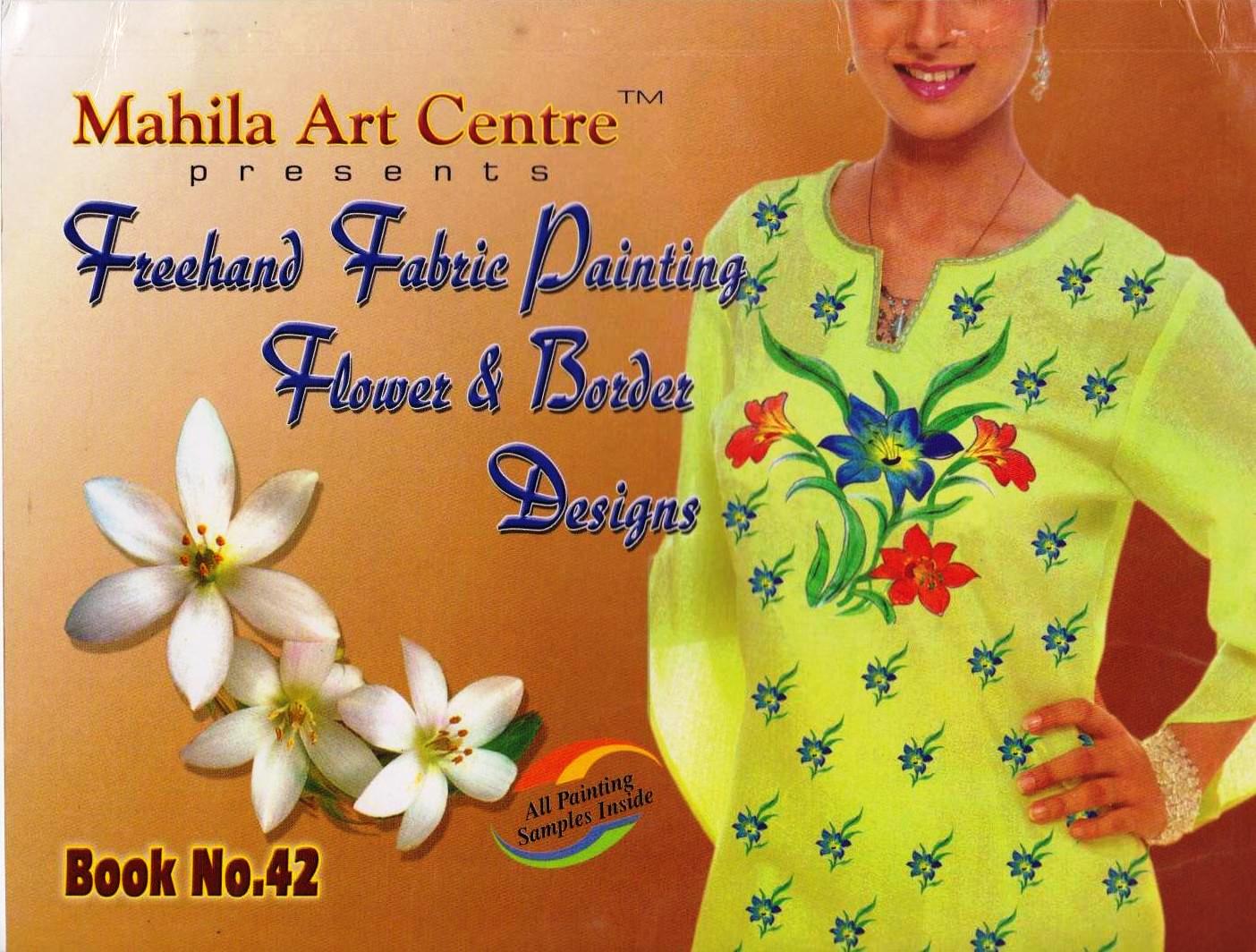 free-hand-fabric-painting-flowers-border-designs-book-no-42